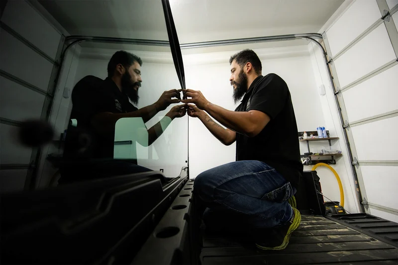 Automotive window tint project at 509 Tint Customs