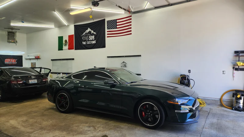 Automotive window tint project at 509 Tint Customs