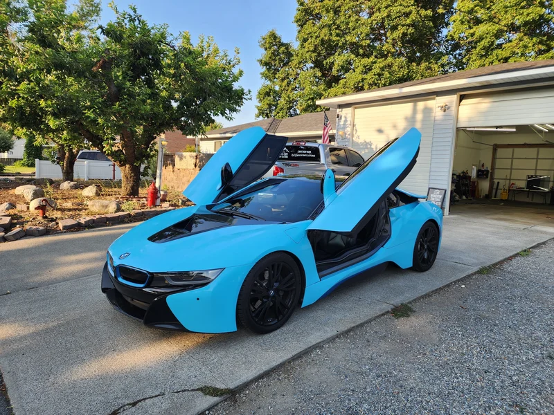 Automotive window tint project at 509 Tint Customs