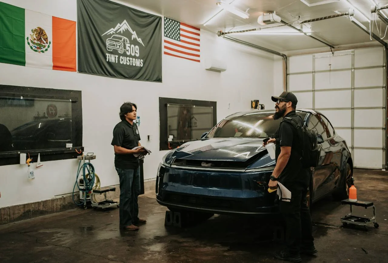 Vehicle at the 509 Tint Customs shop in Spokane Valley