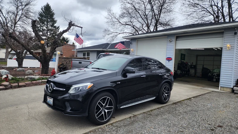 Automotive window tint project at 509 Tint Customs