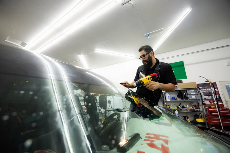 Automotive window tint project at 509 Tint Customs