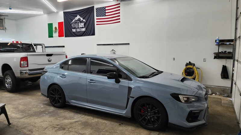 Automotive window tint project at 509 Tint Customs